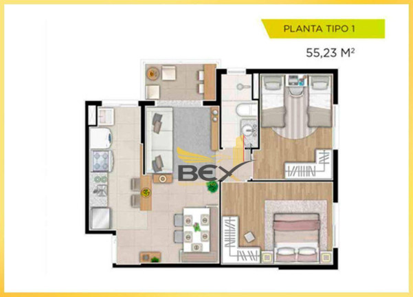 Imagem Apartamento com 2 Quartos à Venda, 55 m² em Vila São Luiz (valparaízo) - Barueri Imagem Apartamento com 2 Quartos à Venda, 55 m² em Vila São Luiz (valparaízo) - Barueri