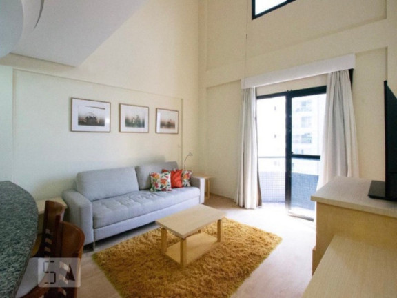 Flat com 1 Quarto para Alugar, 55 m² em Moema - São Paulo