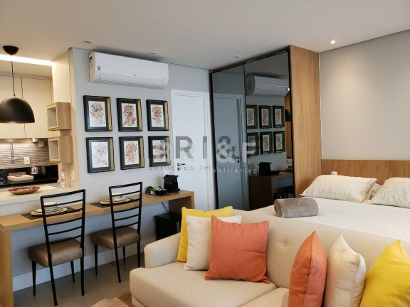 Apartamento com 1 Quarto para Alugar, 45 m² em Brooklin - São Paulo
