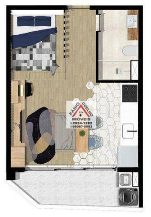 Imagem Kitnet com 1 Quarto à Venda, 32 m² em Jabaquara - São Paulo Imagem Kitnet com 1 Quarto à Venda, 32 m² em Jabaquara - São Paulo
