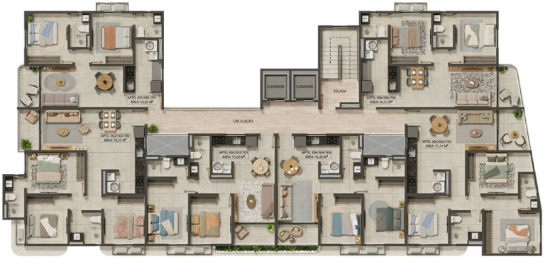Imagem Cobertura com 3 Quartos à Venda, 93 m² em Bessa - João Pessoa Imagem Cobertura com 3 Quartos à Venda, 93 m² em Bessa - João Pessoa