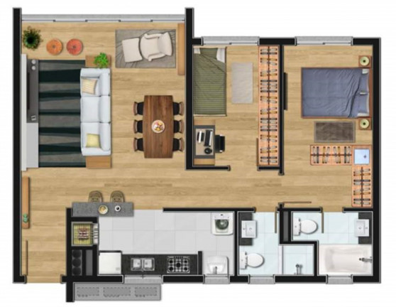 Imagem Imóvel com 3 Quartos à Venda, 107 m² em Nonoai - Porto Alegre Imagem Imóvel com 3 Quartos à Venda, 107 m² em Nonoai - Porto Alegre