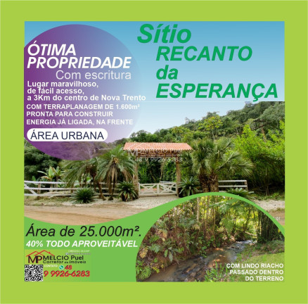 Imagem Imóvel à Venda,  em Ribeirão Da Velha - Nova Trento