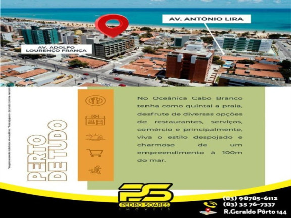 Imagem Apartamento com 1 Quarto à Venda, 25 m² em Cabo Branco - João Pessoa Imagem Apartamento com 1 Quarto à Venda, 25 m² em Cabo Branco - João Pessoa