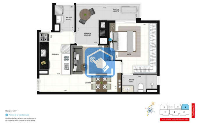Imagem Apartamento com 1 Quarto à Venda, 53 m² em Vila Azevedo - São Paulo Imagem Apartamento com 1 Quarto à Venda, 53 m² em Vila Azevedo - São Paulo