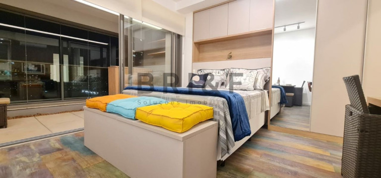 Imagem Apartamento com 1 Quarto para Alugar, 40 m² em Brooklin - São Paulo Imagem Apartamento com 1 Quarto para Alugar, 40 m² em Brooklin - São Paulo