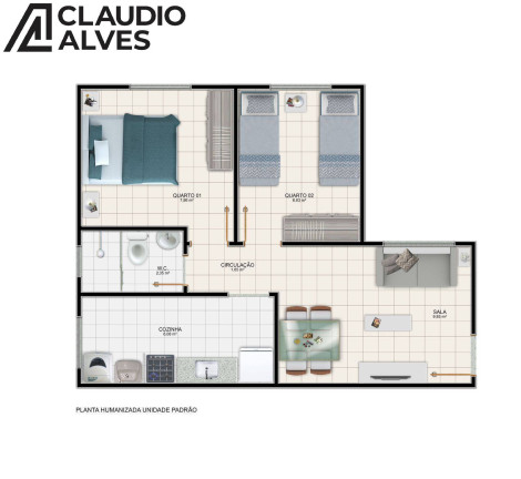 Imagem Apartamento com 2 Quartos à Venda, 40 m² em Mangabeira - Feira De Santana Imagem Apartamento com 2 Quartos à Venda, 40 m² em Mangabeira - Feira De Santana