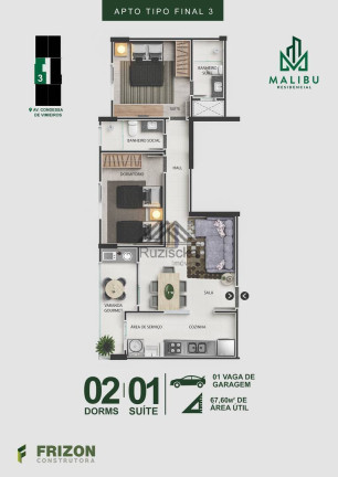 Imagem Apartamento com 2 Quartos à Venda, 59 m² em Centro - Itanhaém
