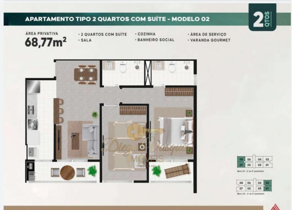 Imagem Apartamento com 2 Quartos à Venda, 63 m² em Várzea - Teresópolis Imagem Apartamento com 2 Quartos à Venda, 63 m² em Várzea - Teresópolis