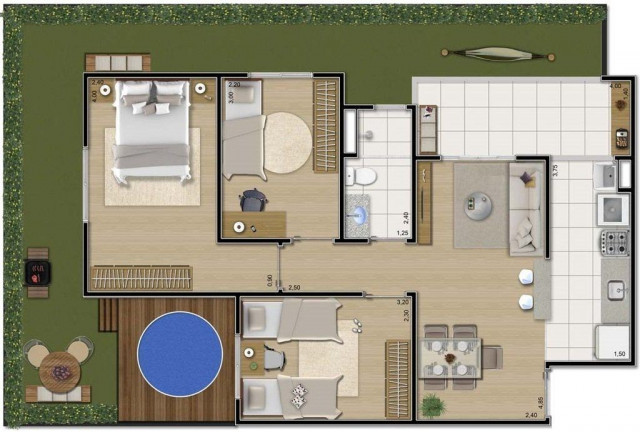 Imagem Imóvel com 2 Quartos à Venda, em Campo Grande - Rio De Janeiro Imagem Imóvel com 2 Quartos à Venda, em Campo Grande - Rio De Janeiro