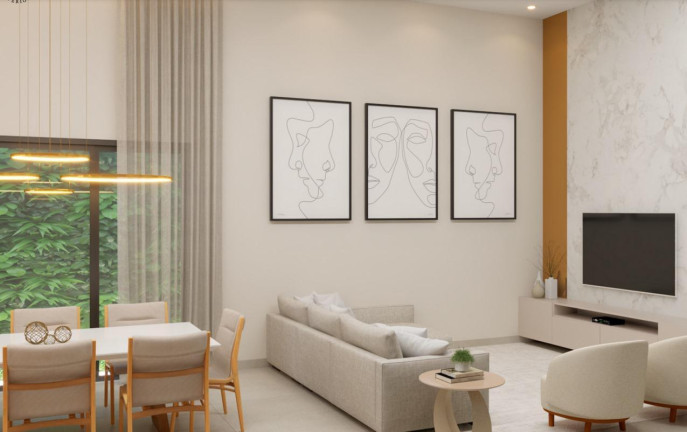 Imagem Casa de Condomínio com 3 Quartos à Venda, 182 m² em Residencial Alphaville Iii - Campo Grande