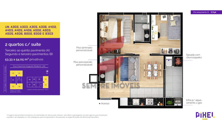 Imagem Apartamento com 2 Quartos à Venda, 54 m² em Campo Comprido - Curitiba Imagem Apartamento com 2 Quartos à Venda, 54 m² em Campo Comprido - Curitiba