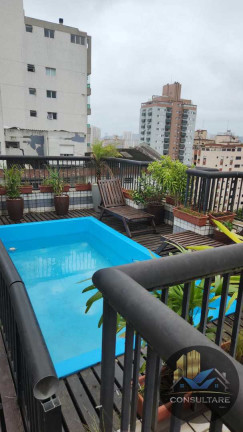Imagem Cobertura com 5 Quartos para Alugar, 400 m² em Embaré - Santos Imagem Cobertura com 5 Quartos para Alugar, 400 m² em Embaré - Santos