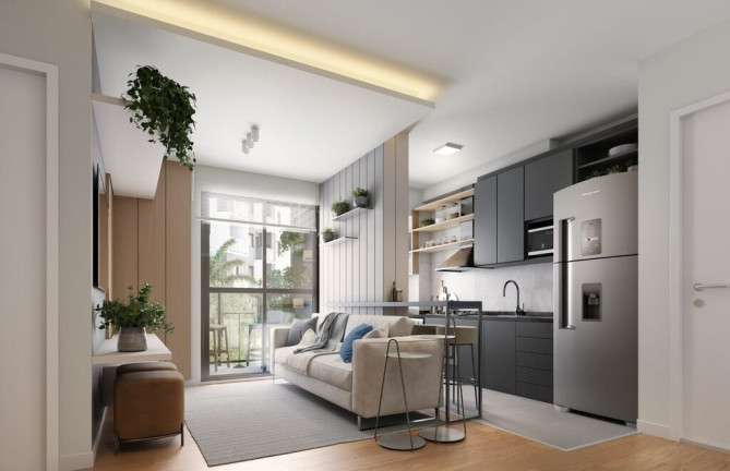 Imagem Apartamento com 2 Quartos à Venda, 47 m² em Hauer - Curitiba Imagem Apartamento com 2 Quartos à Venda, 47 m² em Hauer - Curitiba