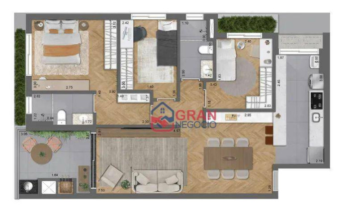 Imagem Apartamento com 3 Quartos à Venda, 94 m² em Batel - Curitiba Imagem Apartamento com 3 Quartos à Venda, 94 m² em Batel - Curitiba