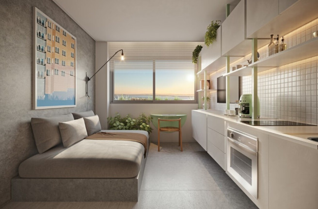 Imagem Apartamento com 1 Quarto à Venda, 20 m² em Menino Deus - Porto Alegre Imagem Apartamento com 1 Quarto à Venda, 20 m² em Menino Deus - Porto Alegre