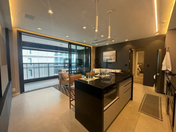 Imagem Apartamento com 1 Quarto para Alugar, 78 m² em Brooklin - São Paulo Imagem Apartamento com 1 Quarto para Alugar, 78 m² em Brooklin - São Paulo