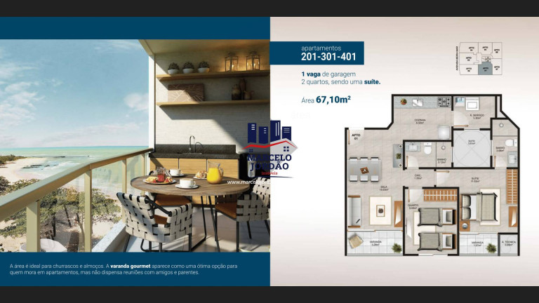 Imagem Apartamento com 3 Quartos à Venda, 75 m² em Balneário De Castelhanos - Anchieta Imagem Apartamento com 3 Quartos à Venda, 75 m² em Balneário De Castelhanos - Anchieta