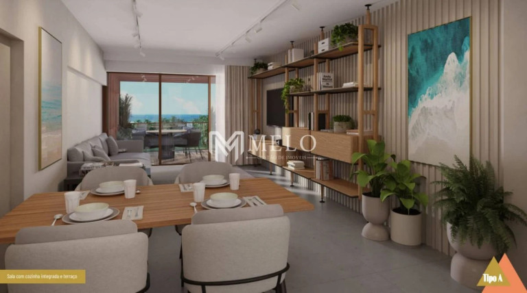 Apartamento com 1 Quarto à Venda, 28 m² em Pina - Recife