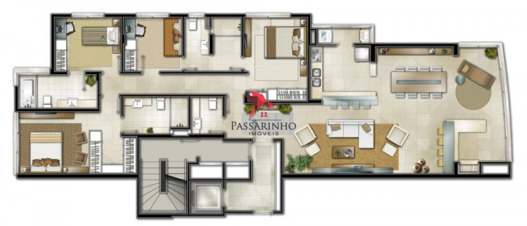 Imagem Apartamento com 4 Quartos à Venda, 180 m² em Praia Grande - Torres Imagem Apartamento com 4 Quartos à Venda, 180 m² em Praia Grande - Torres