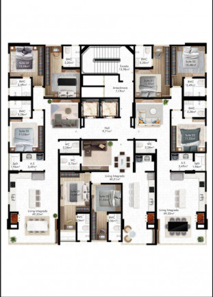 Imagem Apartamento com 2 Quartos à Venda, 86 m² em Balneário Perequê - Porto Belo Imagem Apartamento com 2 Quartos à Venda, 86 m² em Balneário Perequê - Porto Belo