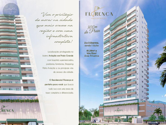 Imagem Apartamento com 2 Quartos à Venda, 81 m² em Aviação - Praia Grande