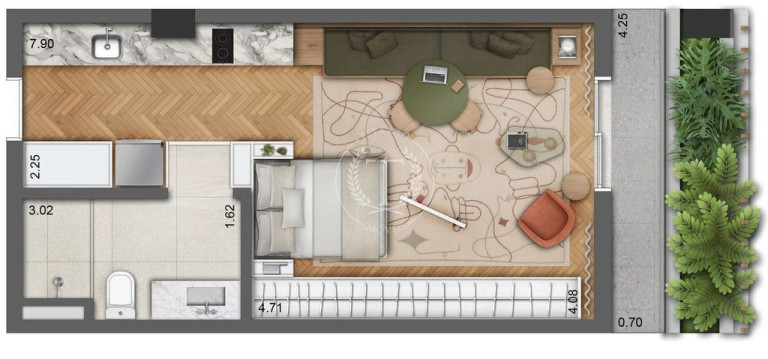 Imagem Apartamento com 1 Quarto à Venda, 27 m² em Jardins - São Paulo Imagem Apartamento com 1 Quarto à Venda, 27 m² em Jardins - São Paulo