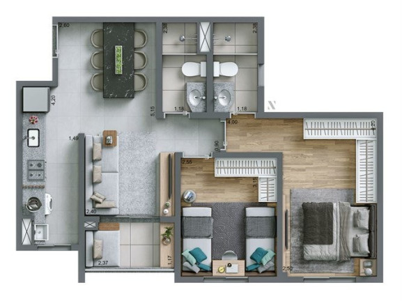 Imagem Imóvel com 2 Quartos à Venda, 194 m² em Rudge Ramos - São Bernardo Do Campo