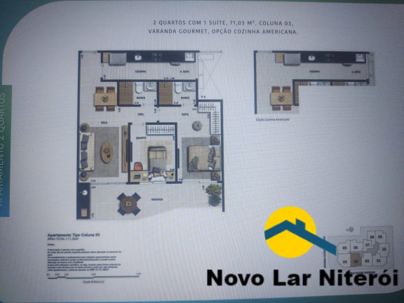 Imagem Apartamento com 1 Quarto à Venda, 46 m² em Piratininga - Niterói Imagem Apartamento com 1 Quarto à Venda, 46 m² em Piratininga - Niterói