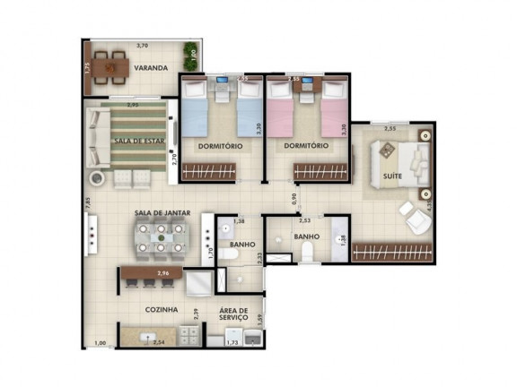 Imagem Imóvel com 3 Quartos à Venda, 86 m² em Jardim Rosinha - Itu Imagem Imóvel com 3 Quartos à Venda, 86 m² em Jardim Rosinha - Itu
