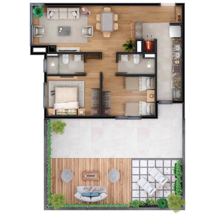 Imagem Apartamento com 1 Quarto à Venda, 55 m² em Carniel - Gramado Imagem Apartamento com 1 Quarto à Venda, 55 m² em Carniel - Gramado