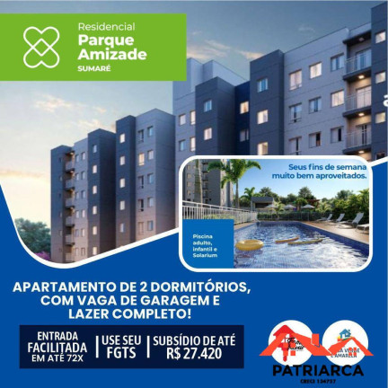 Imagem Apartamento com 2 Quartos à Venda, 42 m² em Jardim Dom Bosco I - Sumaré Imagem Apartamento com 2 Quartos à Venda, 42 m² em Jardim Dom Bosco I - Sumaré