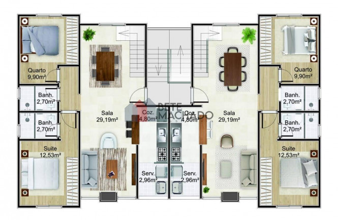 Imagem Apartamento com 3 Quartos à Venda, 132 m² em Bom Retiro - Teresópolis
