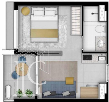 Imagem Apartamento com 1 Quarto para Alugar, 30 m² em Itaim - São Paulo Imagem Apartamento com 1 Quarto para Alugar, 30 m² em Itaim - São Paulo
