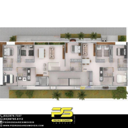 Imagem Apartamento com 3 Quartos à Venda, 85 m² em Bancários - João Pessoa Imagem Apartamento com 3 Quartos à Venda, 85 m² em Bancários - João Pessoa
