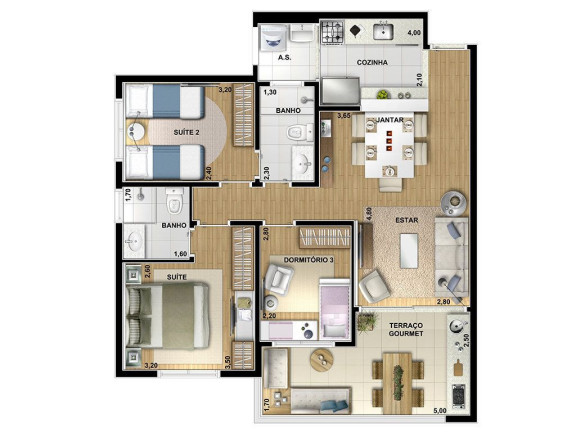 Imagem Cobertura com 2 Quartos à Venda, 117 m² em Morumbi - São Paulo Imagem Cobertura com 2 Quartos à Venda, 117 m² em Morumbi - São Paulo