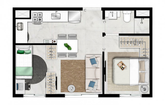 Imagem Apartamento com 3 Quartos à Venda, 50 m² em Mooca - São Paulo Imagem Apartamento com 3 Quartos à Venda, 50 m² em Mooca - São Paulo