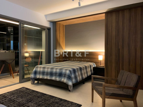 Imagem Apartamento com 1 Quarto para Alugar, 40 m² em Brooklin Paulista - São Paulo Imagem Apartamento com 1 Quarto para Alugar, 40 m² em Brooklin Paulista - São Paulo