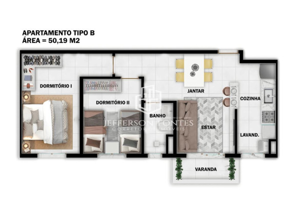 Imagem Apartamento com 2 Quartos à Venda, 46 m² em Palmital - Marília Imagem Apartamento com 2 Quartos à Venda, 46 m² em Palmital - Marília