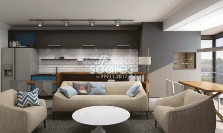 Imagem Apartamento com 2 Quartos à Venda, 62 m² em Centro - Pelotas