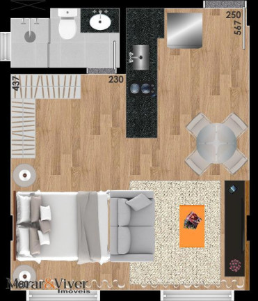 Imagem Imóvel com 1 Quarto à Venda, 30 m² em Centro - Curitiba Imagem Imóvel com 1 Quarto à Venda, 30 m² em Centro - Curitiba