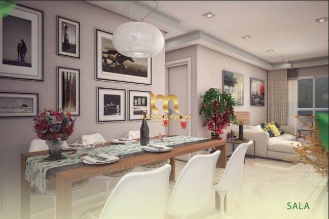 Imagem Apartamento com 2 Quartos à Venda, 50 m² em Mirim - Praia Grande