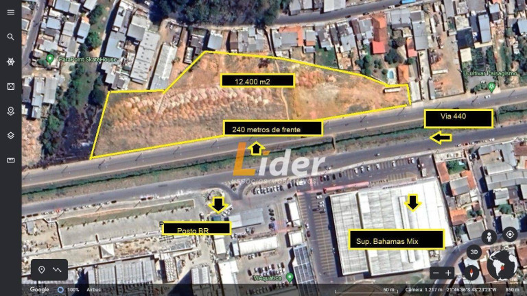 Imagem Terreno para Alugar, 12.400 m² em São Pedro - Juiz De Fora