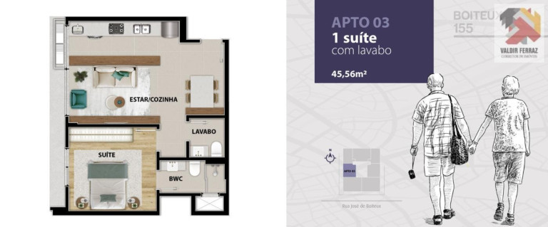 Imagem Apartamento com 2 Quartos à Venda, 69 m² em Centro - Florianópolis