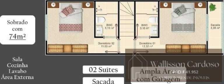 Imagem Sobrado com 2 Quartos à Venda, 150 m² em São Francisco De Assis - Camboriú Imagem Sobrado com 2 Quartos à Venda, 150 m² em São Francisco De Assis - Camboriú