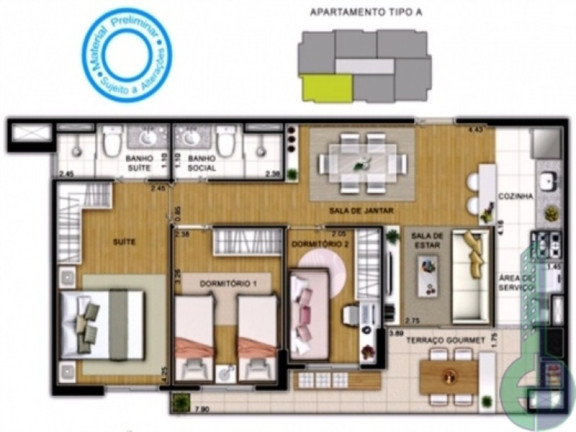 Imagem Imóvel com 2 Quartos à Venda, 60 m² em Santa Paula - São Caetano Do Sul Imagem Imóvel com 2 Quartos à Venda, 60 m² em Santa Paula - São Caetano Do Sul