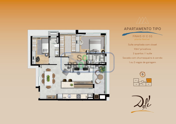 Imagem Apartamento com 3 Quartos à Venda, em Bacacheri - Curitiba Imagem Apartamento com 3 Quartos à Venda, em Bacacheri - Curitiba