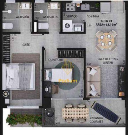 Imagem Apartamento com 2 Quartos à Venda, 61 m² em Jardim Oceania - João Pessoa Imagem Apartamento com 2 Quartos à Venda, 61 m² em Jardim Oceania - João Pessoa