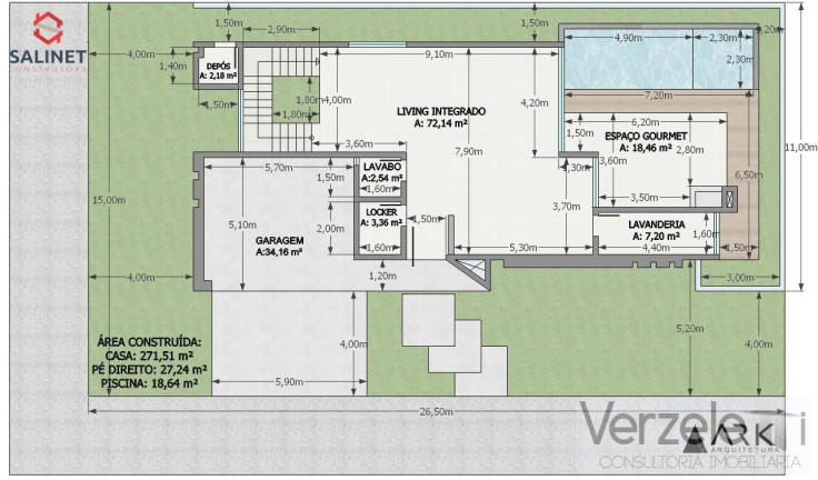 Imagem Casa com 3 Quartos à Venda, 317 m² em Jardim Dourado - Porto Belo