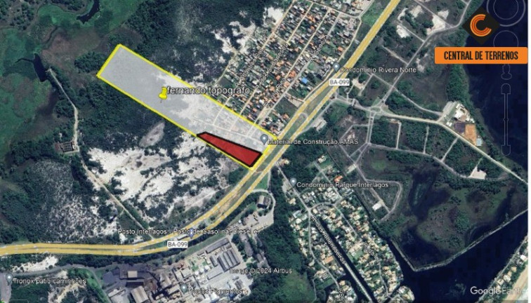 Imagem Terreno à Venda, 97.000 m² em Arembepe - Camaçari Imagem Terreno à Venda, 97.000 m² em Arembepe - Camaçari